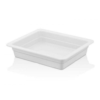 Külsan Thermoset Gastronom Küvet, GN 1/2, 26.5x32.5 cm, 2.9 L, Beyaz - 1