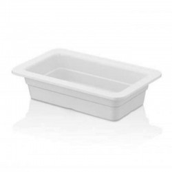 Külsan Thermoset Gastronom Küvet, GN 1/4, 26.5x16.2 cm, 1.1 L, Beyaz 