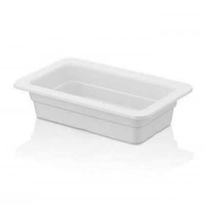 Külsan Thermoset Gastronom Küvet, GN 1/4, 26.5x16.2 cm, 1.1 L, Beyaz - 1