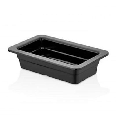 Külsan Thermoset Gastronom Küvet, GN 1/4, 26.5x16.2 cm, 1.1 L, Siyah - 1