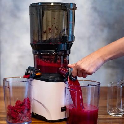 Kuvings AUTO10 Hands-Free Slow Juicer Katı Meyve Sıkacağı, Gri - 4