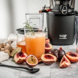 Kuvings AUTO10 Hands-Free Slow Juicer Katı Meyve Sıkacağı, Gri - Thumbnail