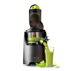 Kuvings EVO820 Slow Juicer Katı Meyve Sıkacağı, Smoothie ve Dondurma Aparatlı, Siyah - Thumbnail