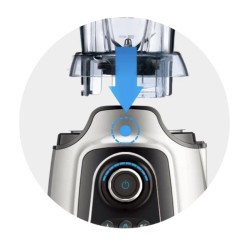 Kuvings KPB351 خلاط كهربائي، 1700 واط، 1.6 لتر، أحمر - 4