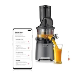 Kuvings MOTIV1 Smart Juicer Katı Meyve Sıkacağı, Smoothie ve Dondurma Aparatlı, Gri - Thumbnail