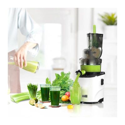Kuvings REVO830 عصّارة بطيئة الضغط على البارد، عصّارة صلبة مضغوطة على البارد، أبيض - Kuvings