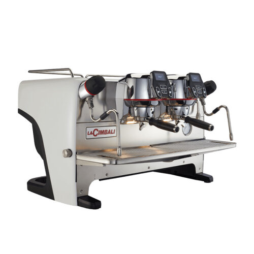 La Cimbali M200 GT1 DT/2 BUTTON Tall Cup Fully Automatic Espresso Coffee Machine, 2 Groups, White - La Cimbali
