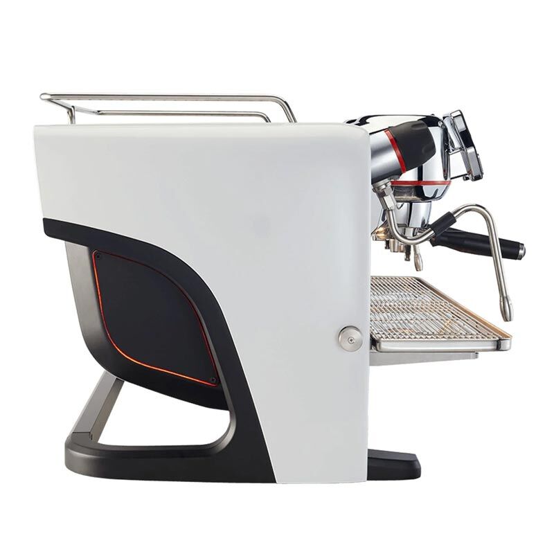 La Cimbali M200 PROFILE DT/2 TOUCH Tall Cup Fully Automatic Espresso Coffee Machine, 2 Groups, White - La Cimbali