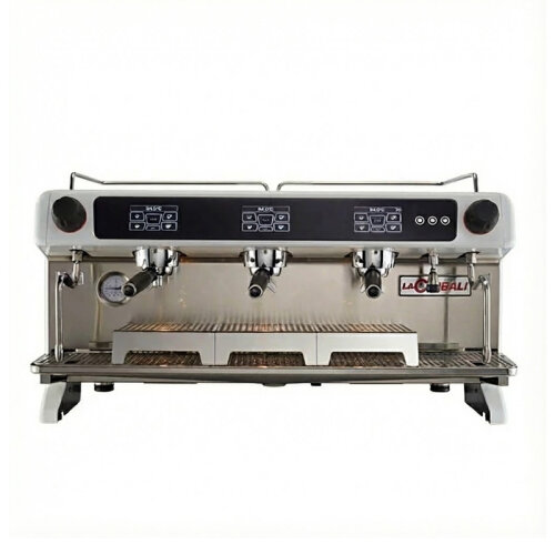 La Cimbali M40 DT/3 Fully Automatic Espresso Coffee Machine, 3 Groups, White - La Cimbali