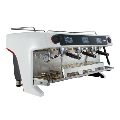 La Cimbali M40 DT/3 Tam Otomatik Turbosteam Espresso Kahve Makinesi, 3 Gruplu, Beyaz - 1