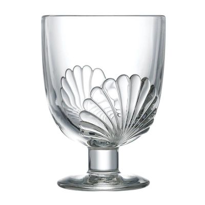 La Rochere Belle Ile Kabuk Desenli Cam Şarap Kadehi, 290 ml - 1