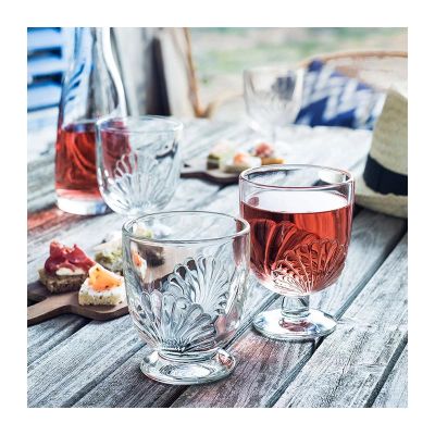 La Rochere Belle Ile Kabuk Desenli Cam Şarap Kadehi, 290 ml - 2