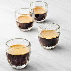 La Rochere Çiçek Desenli Mini Espresso Cam Bardak, 100 ml - Thumbnail