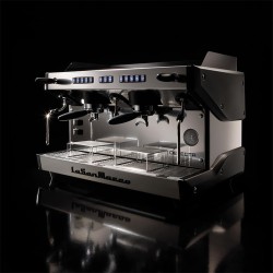 La San Marco Delecta Fully Automatic Espresso Coffee Machine, 2 Groups, Black - 5