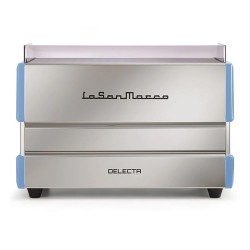 La San Marco Delecta Fully Automatic Espresso Coffee Machine, 2 Groups, Sky Blue - 4