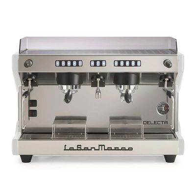 La San Marco Delecta Tam Otomatik Espresso Kahve Makinesi, 2 Gruplu, Beyaz - 2