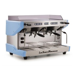 La San Marco Delecta Tam Otomatik Espresso Kahve Makinesi, 2 Gruplu, Gök Mavi - Thumbnail
