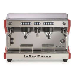La San Marco Delecta Tam Otomatik Espresso Kahve Makinesi, 2 Gruplu, Kırmızı - Thumbnail