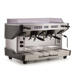 La San Marco Delecta Tam Otomatik Espresso Kahve Makinesi, 2 Gruplu, Siyah 