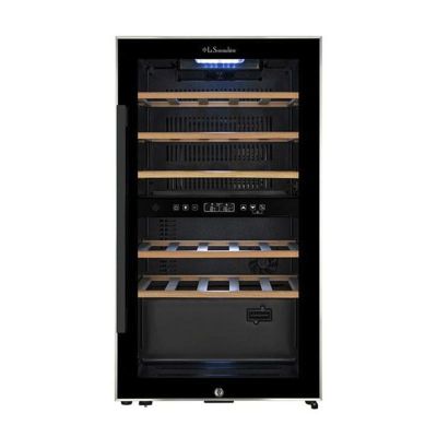 La Sommeliere ECS312Z Service Solo Dual Temperature Wine Cabinet, 29 Bottle Capacity - La Sommeliere