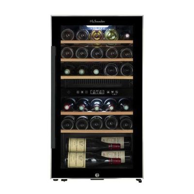 La Sommeliere ECS312Z Service Solo Dual Temperature Wine Cabinet, 29 Bottle Capacity - La Sommeliere