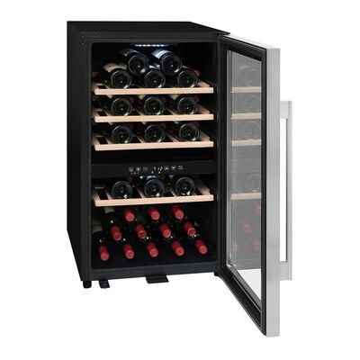 La Sommeliere ECS50.2Z Wine Cabinet, 49 Bottle Capacity - La Sommeliere