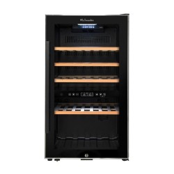 La Sommeliere ECS512Z Service Solo Dual Temperature Wine Cabinet, 49 Bottle Capacity - La Sommeliere
