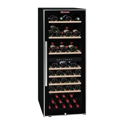 La Sommeliere ECS80.2Z Wine Cabinet, 75 Bottle Capacity - La Sommeliere