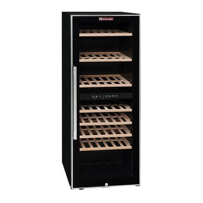 La Sommeliere ECS80.2Z Wine Cabinet, 75 Bottle Capacity - La Sommeliere