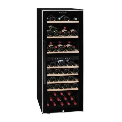 La Sommeliere ECS812Z Service Solo Wine Cabinet, 75 Bottle Capacity - La Sommeliere
