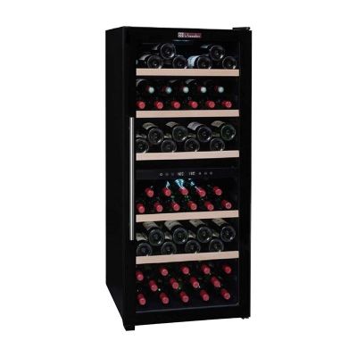 La Sommeliere LS102DZBL Service Solo Wine Cabinet, 102 Bottle Capacity - La Sommeliere