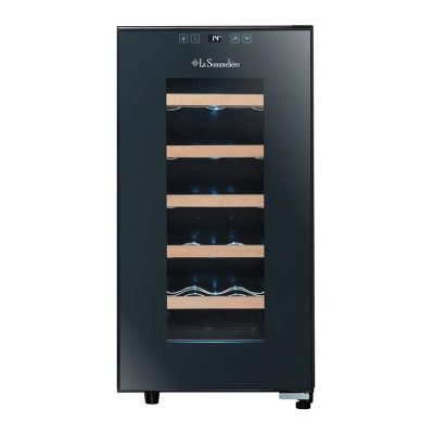 La Sommeliere LS18S Service Solo Wine Cabinet, 18 Bottle Capacity - La Sommeliere
