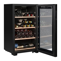 La Sommeliere LS36BLACK خزانة نبيذ فردية للخدمة، سعة 36 زجاجة - 2