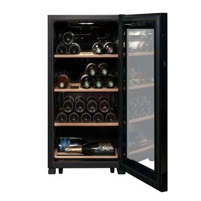 La Sommeliere LS36BLACK Service Solo Wine Cabinet, 36 Bottle Capacity - La Sommeliere