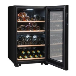 La Sommeliere LS512ZBLACK خزانة نبيذ منفردة LS512ZBLACK، سعة 50 زجاجة - 11