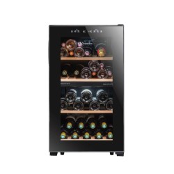 La Sommeliere LS512ZBLACK Solo Wine Cabinet, 50 Bottle Capacity - 3
