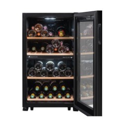 La Sommeliere LS512ZBLACK Solo Wine Cabinet, 50 Bottle Capacity - La Sommeliere (1)