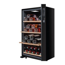 La Sommeliere LS52BLACK خزانة نبيذ منفردة LS52BLACK، سعة 52 زجاجة - 11