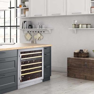 La Sommeliere LSBU51X1 Built-in Wine Cabinet, 51 Bottle Capacity - La Sommeliere