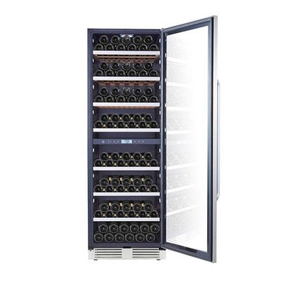 La Sommeliere MT150DZ Prestige Solo Double Compartment Wine Cabinet, 152 Bottle Capacity - La Sommeliere