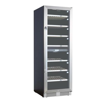 La Sommeliere MT150DZ Prestige Solo Double Compartment Wine Cabinet, 152 Bottle Capacity - La Sommeliere