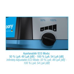 Labomat VAC 130E مكنسة كهربائية صامتة من النوع الفندقي، 13 لتر - 5