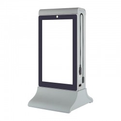 Cyclone Masaüstü Mobil Şarj Cihazı, Powerbank, LCD Ekranlı, Gri - Thumbnail