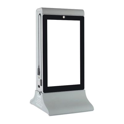 Cyclone Masaüstü Mobil Şarj Cihazı, Powerbank, LCD Ekranlı, Gri - 3