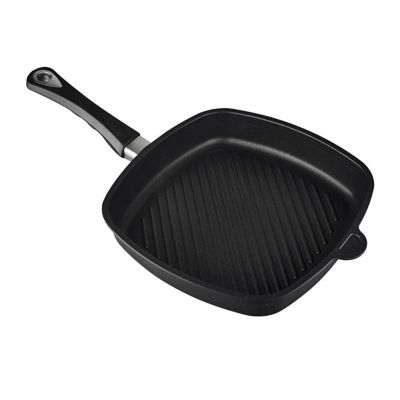 Leggno BLK2200BBQ28 İndüksiyon Taban Döküm Barbekü Tavası, 28 cm - 1
