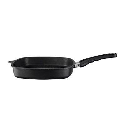 Leggno BLK2200BBQ28 İndüksiyon Taban Döküm Barbekü Tavası, 28 cm - 3