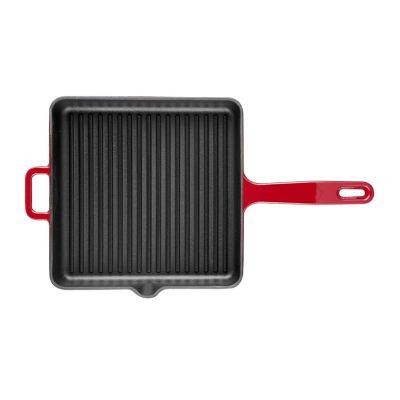 Leggno FLM4800GR25RD Flame Döküm Izgara Tava, 25x25 cm - 2
