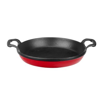 Leggno FLM4800SH16RD Flame Döküm Sahan, 16 cm, Kırmızı - 1