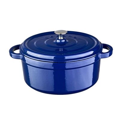 Leggno FLM4881DT20BL Flame Döküm Derin Tencere, 20 cm, Mavi - 1