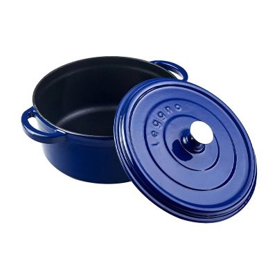 Leggno FLM4881DT20BL Flame Döküm Derin Tencere, 20 cm, Mavi - 3